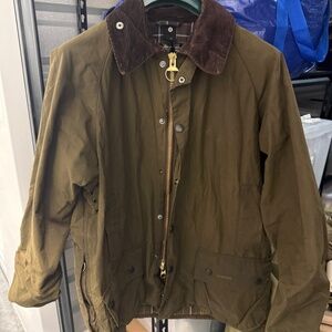 Barbour Beaufort; Olive; Medium/Large (40-42)